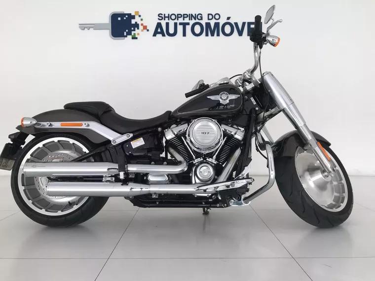 Harley-Davidson Fat Boy Cinza 4