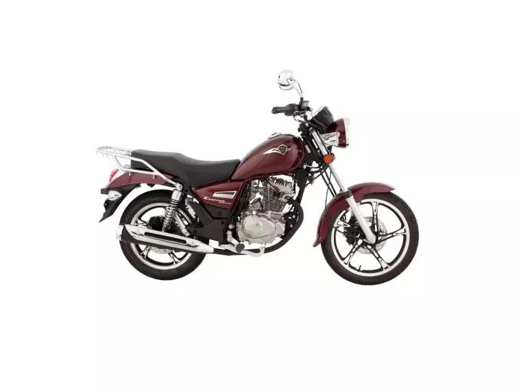 Haojue Chopper Road Vermelho 1