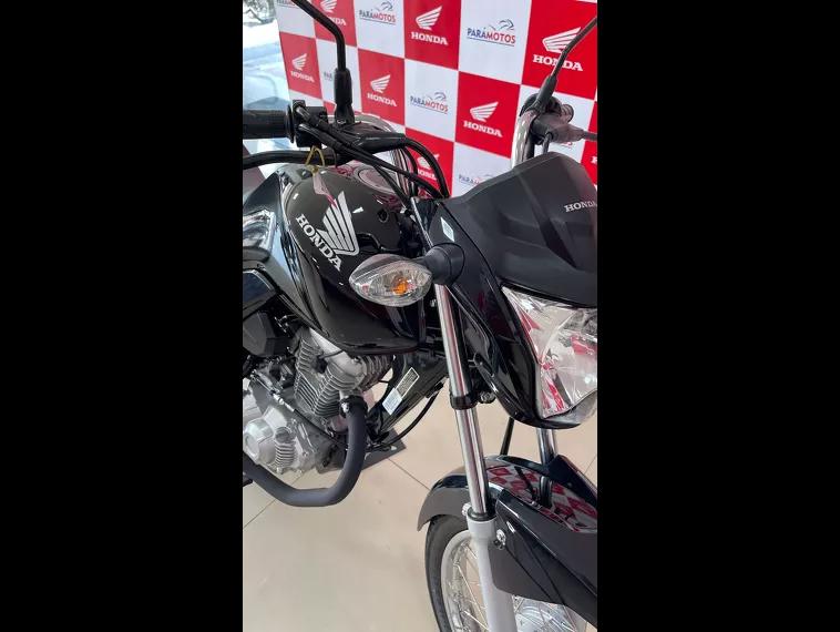 Honda CG 160 Preto 6