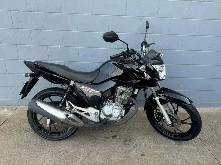 Honda CG 160 Preto 2