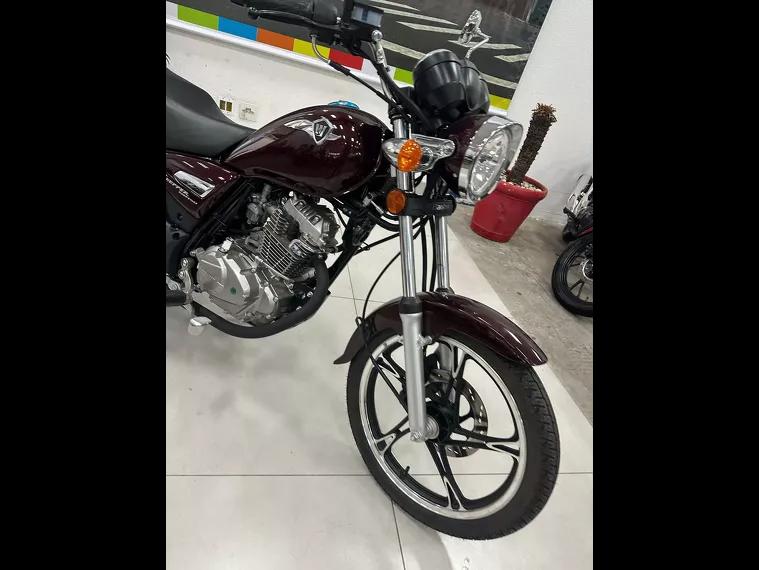 Haojue Chopper Road Vinho 7