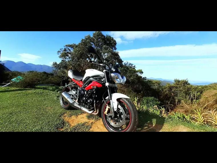 Triumph Street Triple Branco 13