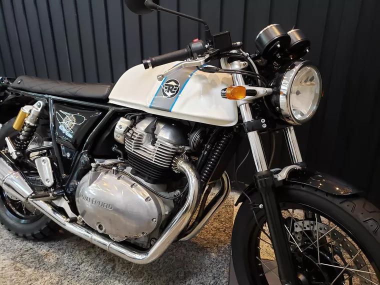 Royal Enfield Continental GT Branco 4