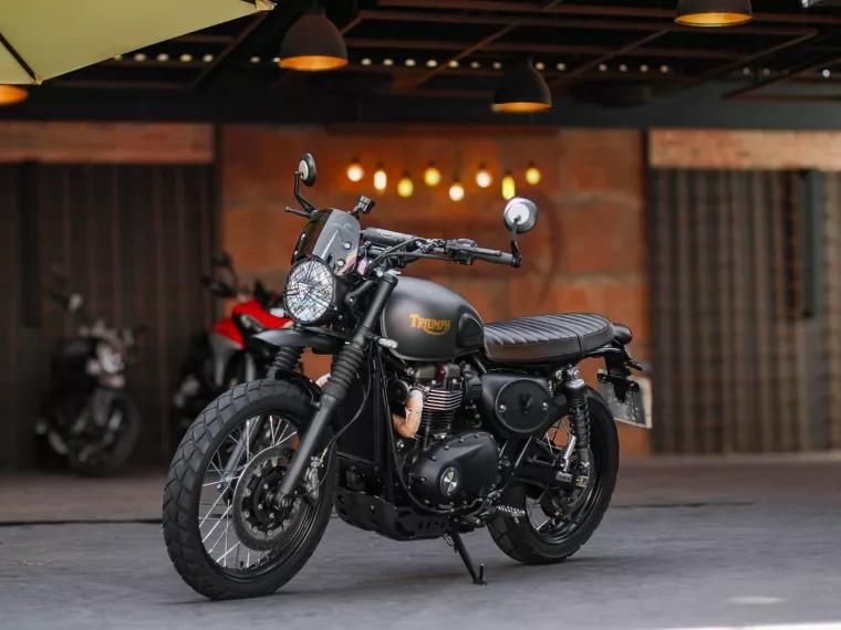 Triumph Street Scrambler Cinza 2