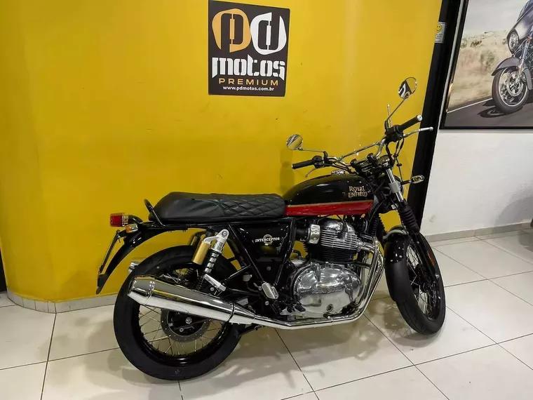 Royal Enfield Interceptor Preto 3